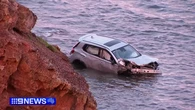 Car plunges almost 40 metres onto Adelaide beach