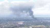 Residents told to stay inside as smoke billows from factory fire in Sydney's west