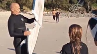 Surfer's narrow escape from 'great white' shark at NSW beach