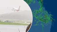 Qantas flight aborts landing as wild weather, flooding lashes Queensland