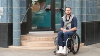 Shane uses a wheelchair. He ran into a glaring problem at the disability minister's office