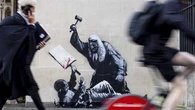 New Banksy mural of a judge beating a protester to be removed