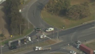 Motorcyclist killed after losing control on Melbourne freeway on-ramp
