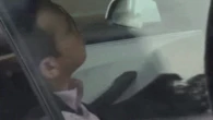 Man seemingly caught asleep while driving on major motorway