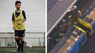Football academy praises 'much-loved' student who became trapped under train