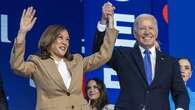 Biden gets a rousing ovation as he gives Harris enthusiastic endorsement