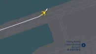Two dead after cargo plane skids off runway into sea while landing at Hong Kong