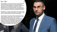 Salim Mehajer released statement following his release on parole