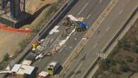 Driver killed in horror cement truck crash on Melbourne freeway