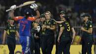 Four wickets in final over as Aussies beat India in thriller