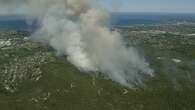 Out-of-control fire in Sydney's north