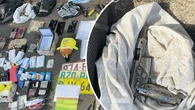 Two people arrested in prison car park with alleged homemade guns