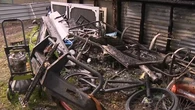 Perth home goes up in flames and uncovers stash of alleged stolen goods
