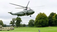 Trump forced to delay return to US after helicopter technical fault