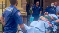 Murderer dragged bloodied and groaning from court after guilty verdict