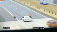 Fugitives fired at bystanders in chaotic cross-border chase