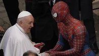 The moment the Pope met Spider-Man