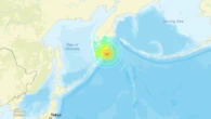 Tsunami warnings after magnitude 8 earthquake off Russia