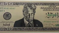 US government pushes to put Donald Trump's face on new $250 bill