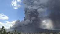 Indonesian volcano continues to unleash towering column of hot clouds