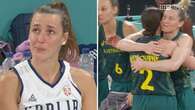 Tears flow as Opals steamroll Serbia to go through to medal rounds