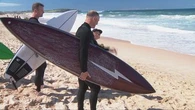 Friends of shark attack victim return to the water to 'confront' fear