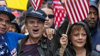 Famous faces spotted as No Kings protests take place across US