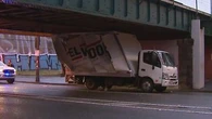 Second truck in two days slams into notorious Melbourne bridge