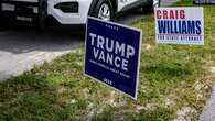 Hurricane worker fired after telling team to skip homes with Trump signs