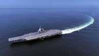 China's newest aircraft carrier sails through Taiwan Strait for the first time