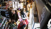Riot footage shows chaos in Alice Springs shop as five arrested