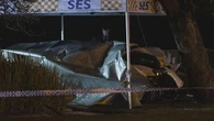 Gunshot man fighting for life after Melbourne car crash