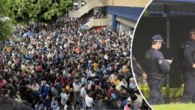 Riot squad called to control chaos outside NSW selective school test
