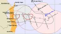 Brisbane ferries cancelled as Cyclone Alfred lurks off Queensland