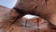 Geological feature known as the 'Double Arch' and the 'Toilet Bowl' collapses