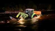 Baby rescued from tractor stuck in flooded NZ river