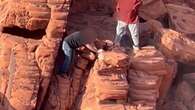 Two men indicted for allegedly damaging ancient rock formations at Lake Mead