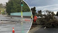 Clean-up under way after ferocious storms and rain whip up 'tornado' in Melbourne