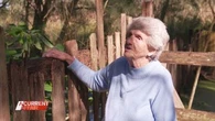 Elderly Sydney woman helpless after backyard turned to a swamp three years ago