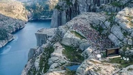 Man dies after falling from Mission Impossible cliff