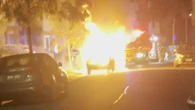 Residents woken by explosions after cars firebombed