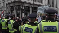 City of millions on edge as rival protests take over the streets