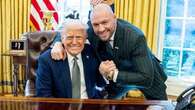 Ex-UFC fighter McGregor poses with Trump for St Patrick's Day