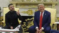 Back in the Oval Office, Zelenskyy wears a suit and Trump doesn't shout