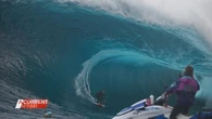 The Aussie cinematographer chasing surfers on the world's biggest waves
