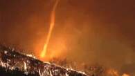 Terrifying 'fire tornado' spotted in Los Angeles as wildfires continue