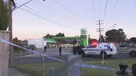 Man dies outside Melbourne service station after stabbing