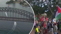 Commuters brace for travel chaos as pro-Palestine rally shuts down bridge