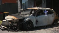 Police investigate driveway car fire as underworld attack gone wrong