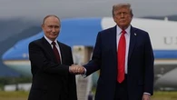 Trump and Putin shake hands in Alaska before summit on Ukraine war